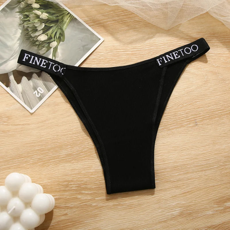 Sexy Women Cotton Brazilian panties Breathable Low Waist Female Underwear Soft Solid Color Intimates High Elastic Lingerie