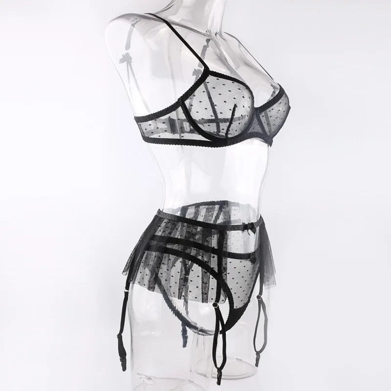 Sexy Erotic Lingerie Woman Lingeries New Women's Underwear Women's Clothing Set Sexiest Bra and Panties Sets Lace Bra & Corset