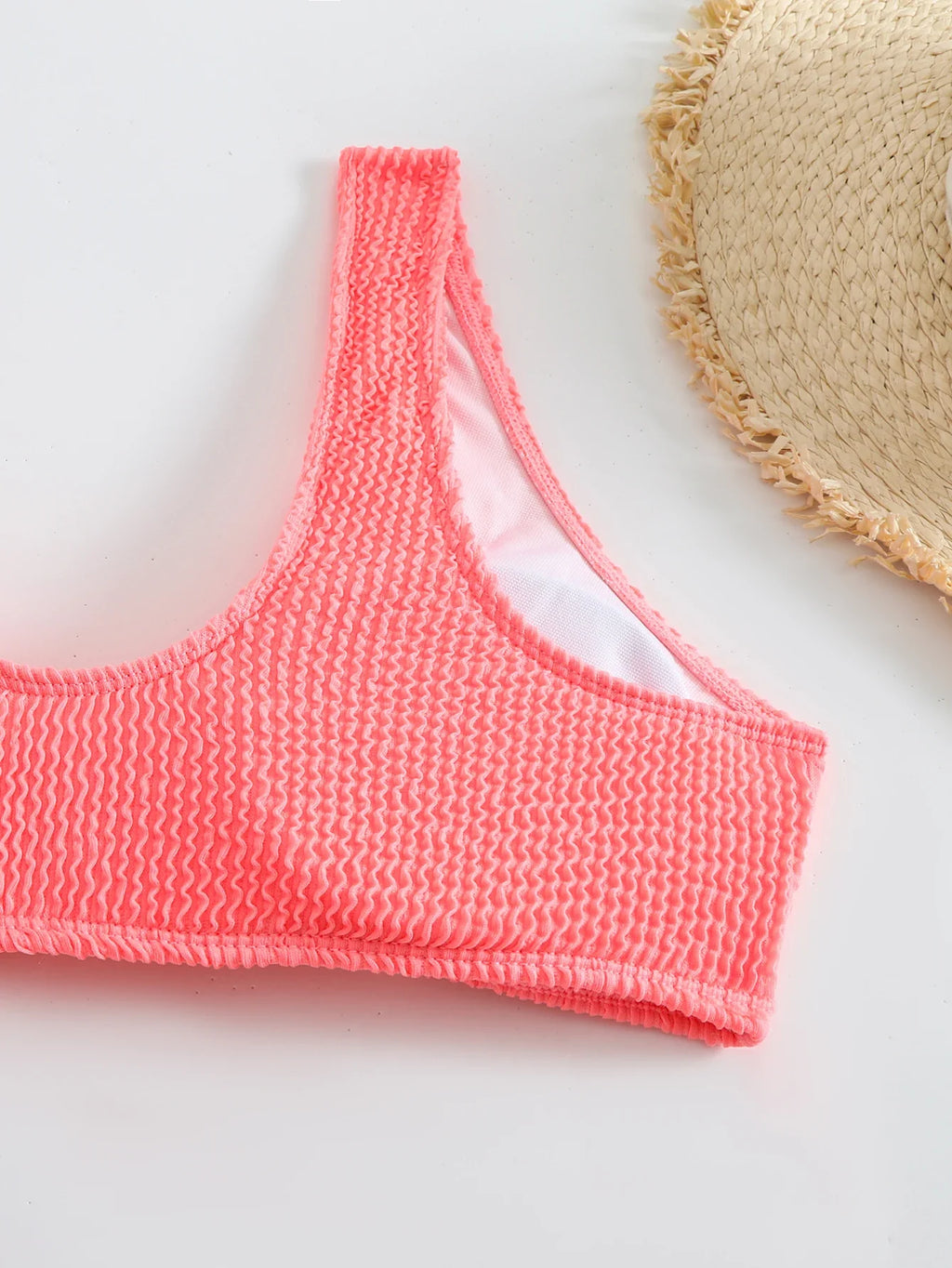 High Waist Bikini 2026 Women Sporty Swimsuit Solid Sexy Striped Swimwear Female Bathers Bathing Swimming Swim Suit Beachwear