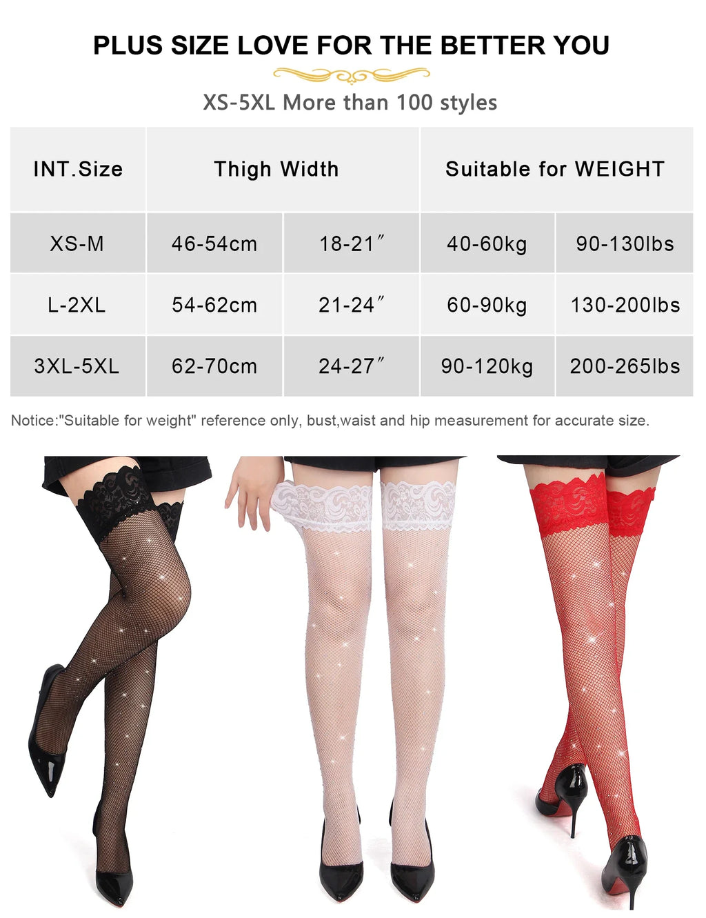 5XL White Stockings for Women Sexy Lace Shiny Rhinestone Small Fishnet Double Anti-Slip Silicone Tights Hot Thigh High Stockings