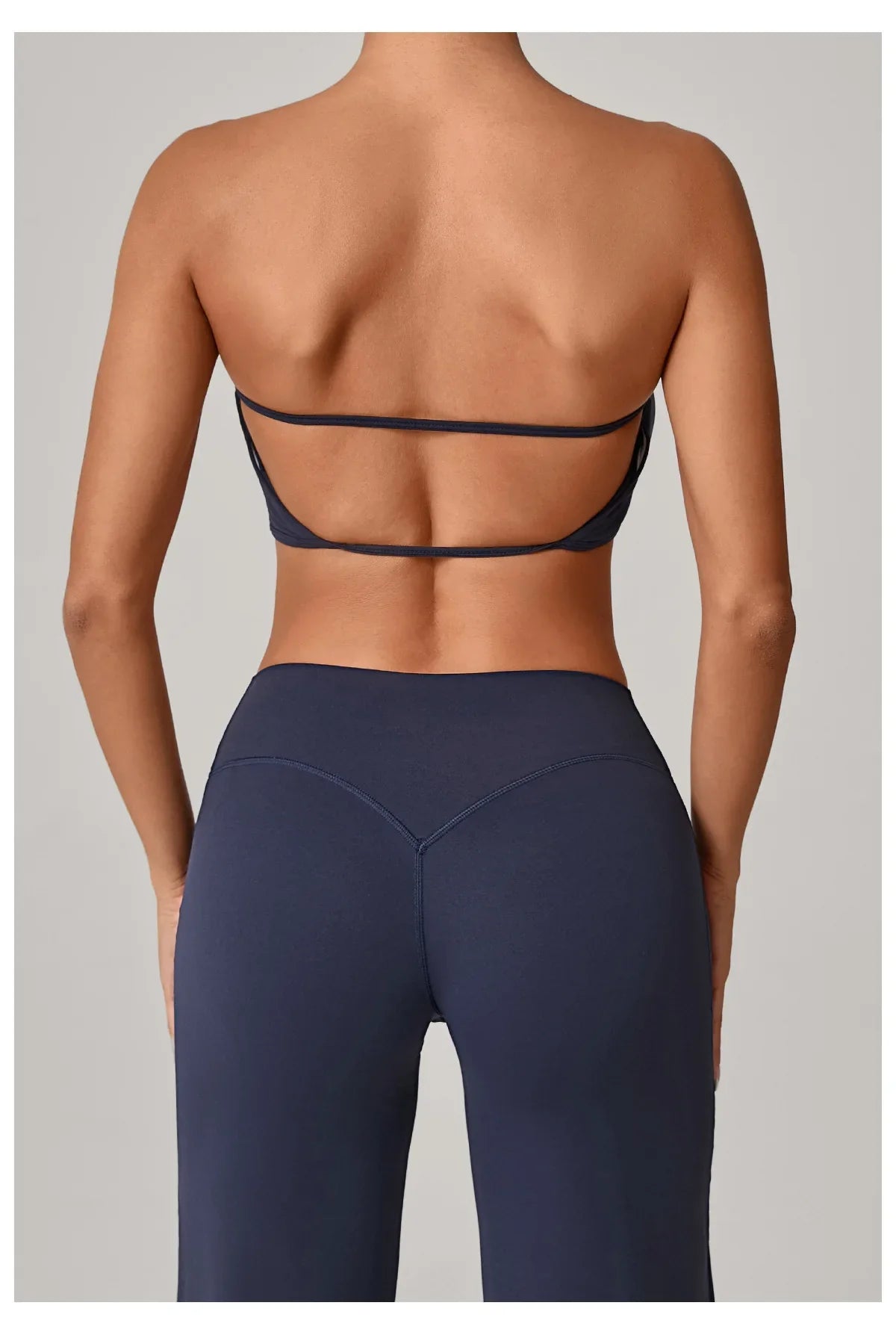Women Strapless Sports Bra Gym Top Quick-Drying Yoga Clothes Women Tube Top Fitness Chest Wrap Underwear Workout Bra Female