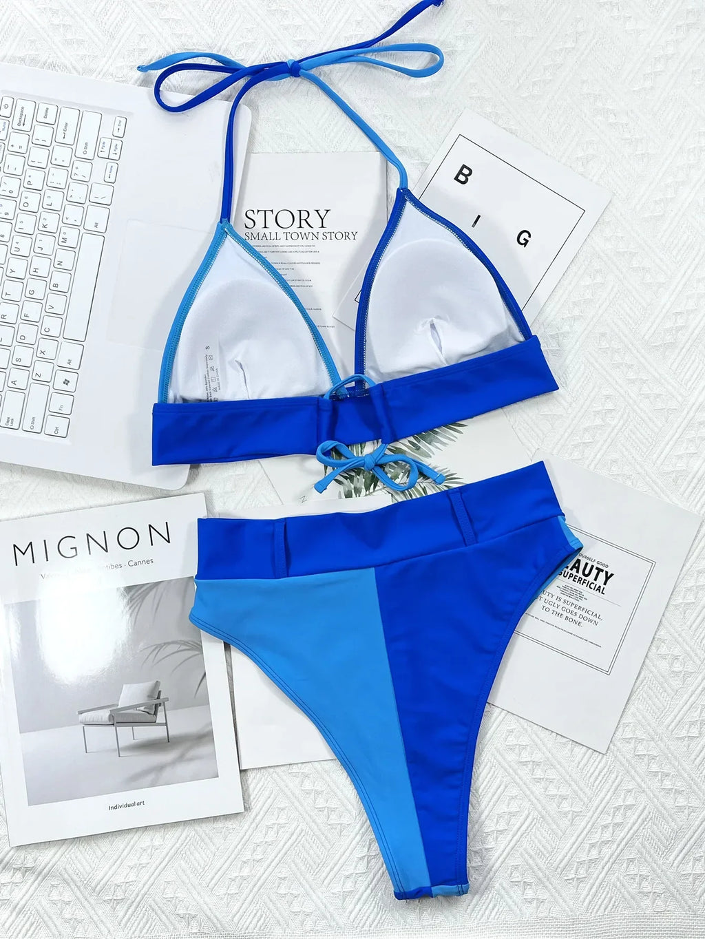 Bikini 2026 Sexy Swimwear Swimsuit Women Push Up Patchwork High Waist Halter Bikinis Set Bathing Suit Beach Bikini Bikinis Mujer