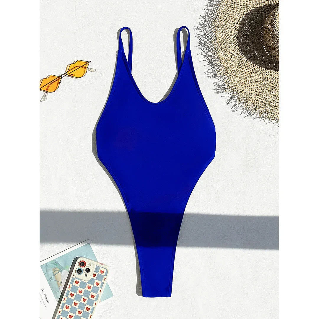 XS - L Backless Monokini Extreme String Mini Micro Thong Women Swimwear One Piece Swimsuit Female Bather Bathing Suit Swim V5820