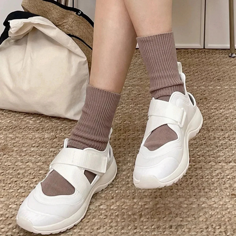 2026 Brand Design Plus Size 44 Fashion Unisex Sneakers Sandals for Women Chic Black Leisure Comfy Walking Casual Shoes for Men