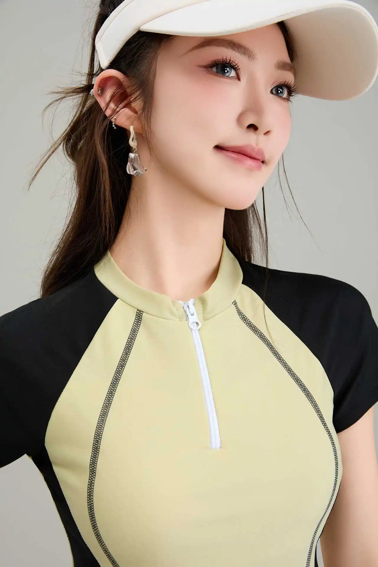 New Split Swimsuit for Women, Conservatively Concealed and Slimming, Swimming Pool Exclusive for Girls' Vacation Swimsuit