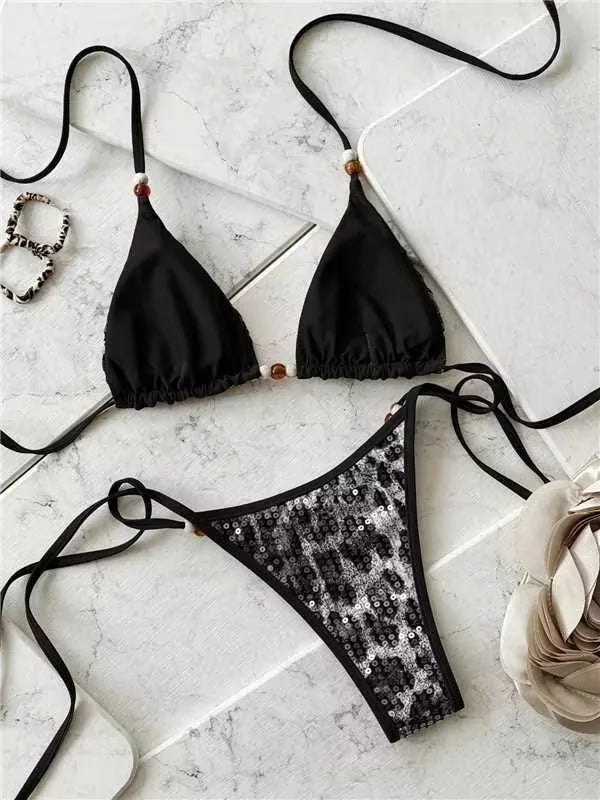 Fashion swimsuit bikini swimsuit European and American style beach sexy bikini