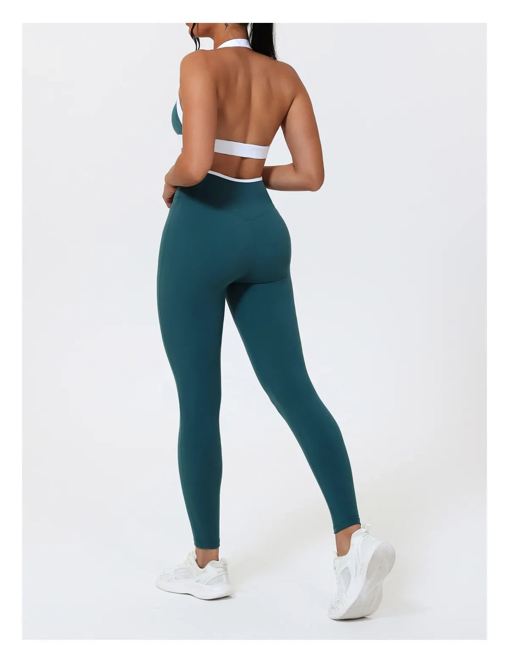 Women Halter Sports Bra Push Up Strappy Sexy Open Back Gym Crop Top Padded Women's Underwear Fitness Workout Yoga Tank Tops