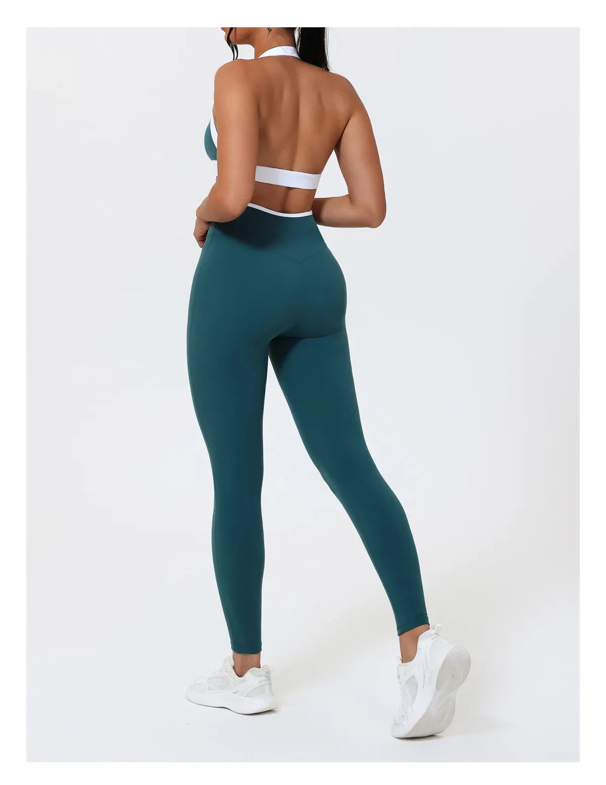 Women Halter Sports Bra Push Up Strappy Sexy Open Back Gym Crop Top Padded Women's Underwear Fitness Workout Yoga Tank Tops