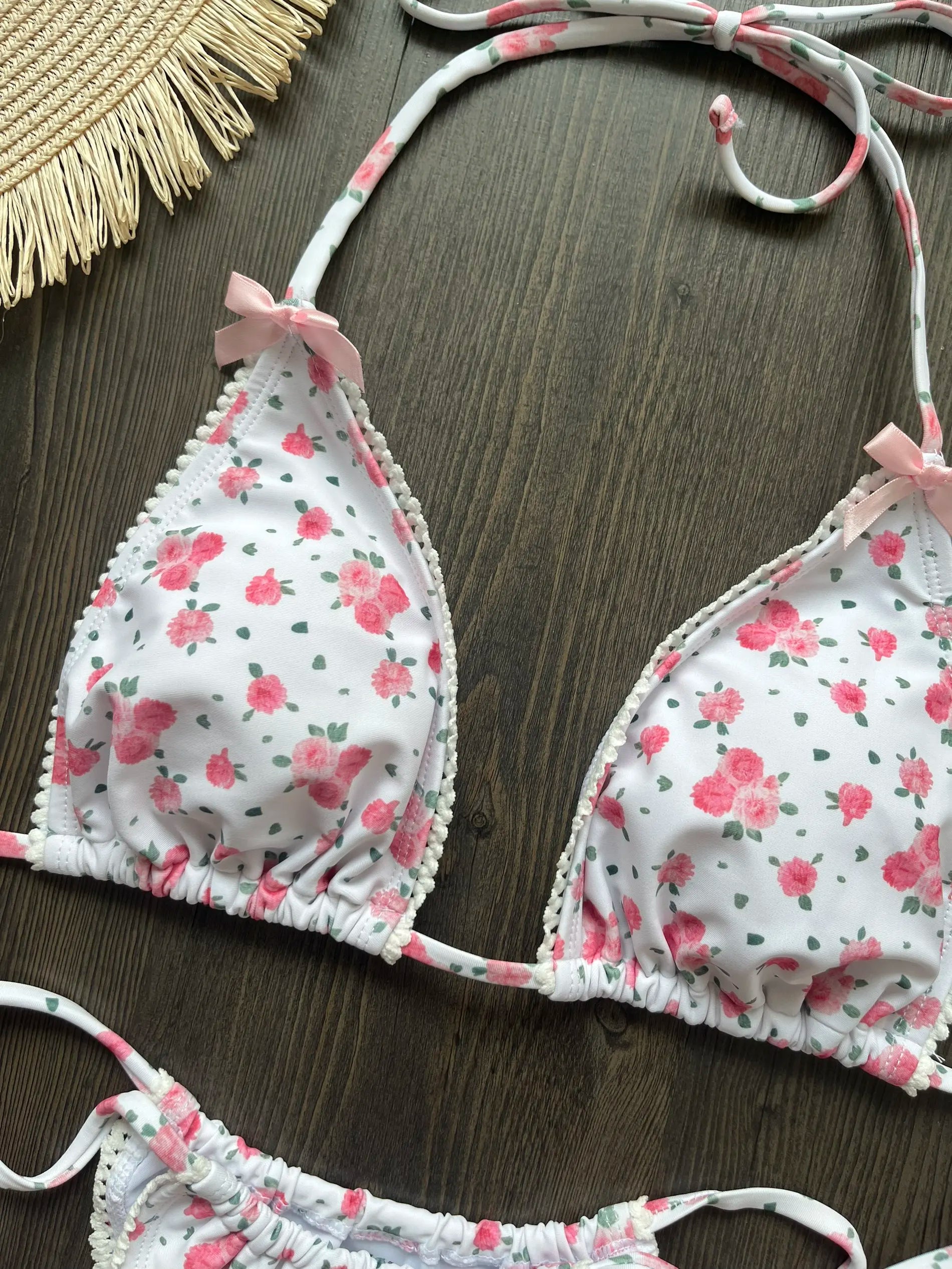 Micro Bikini Push Up Women Swimsuits 2026 Sexy Female Swimwear Brazilian Bikini Set Thong Biquini Swim Suits Print Beachwear