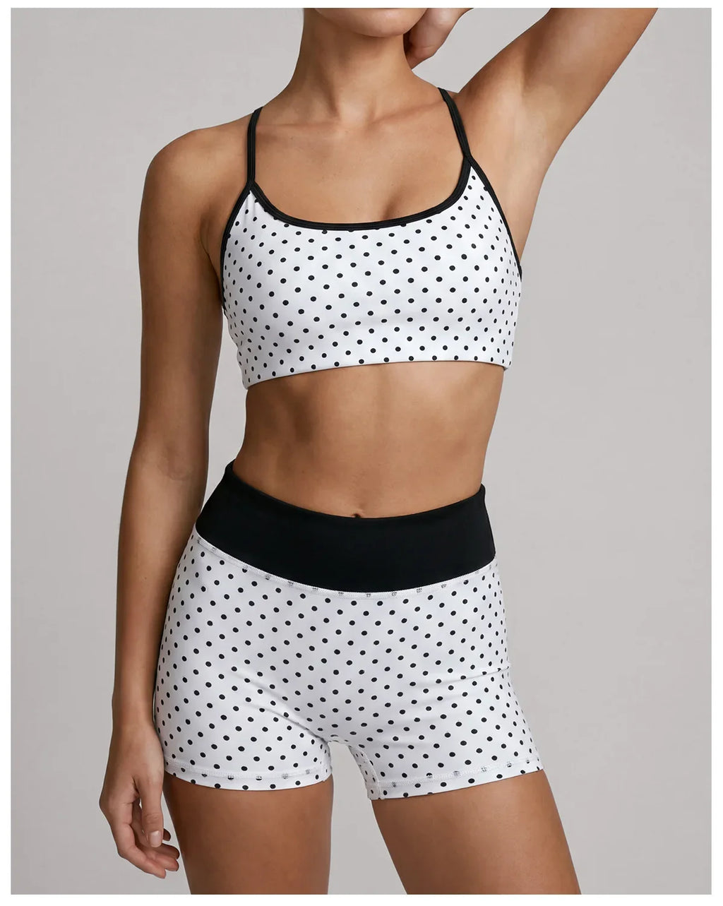Summer Pink Wave Point Yoga Sets for Women Slim Sports Tank Top Gym Outfits Outerwear High Waist Shorts Training Fitness Suits