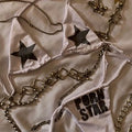 2000s Emo Girls Star Print Bikini Set Sexy Thong Swimsuit Two Pieces Bathing Suit Punk Gothic Fashion Women Swimwear Y2k Style