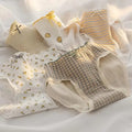 5Pcs/Set Cotton Briefs Cute Strawberry Women's Panties Breathable Female Soft Lingerie Girls Fashion Floral Underwear