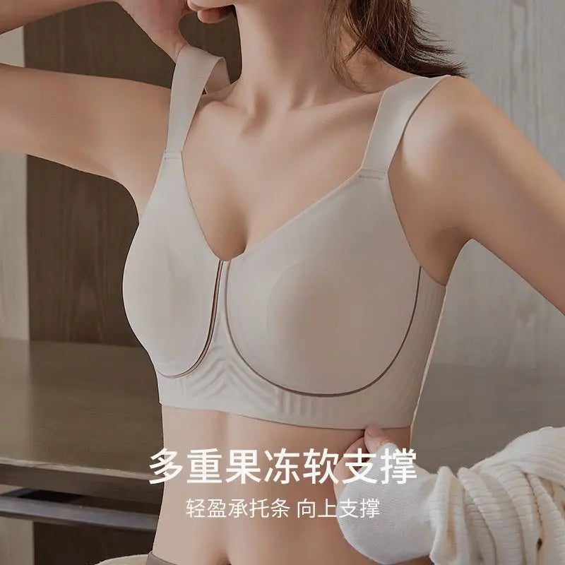 Curvy Minimizer Bra Anti Gravity Lift, Seamless Wireless Full Bust, Slimming Summer Lingerie Anti Sagging Sexy MOYISU Sexy Bra