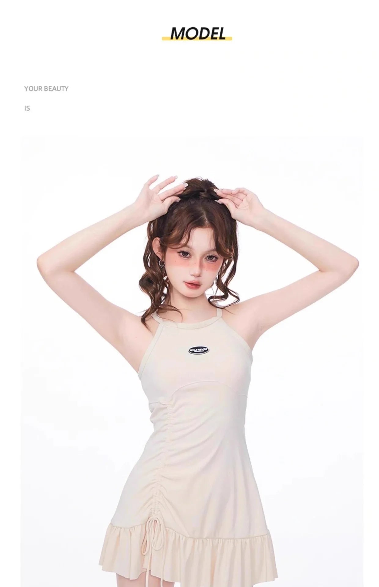New Split Swimsuit for Women's Sports, American Style, Conservative, Meat Covering, Slimming, Vacation, Seaside Swimsuit