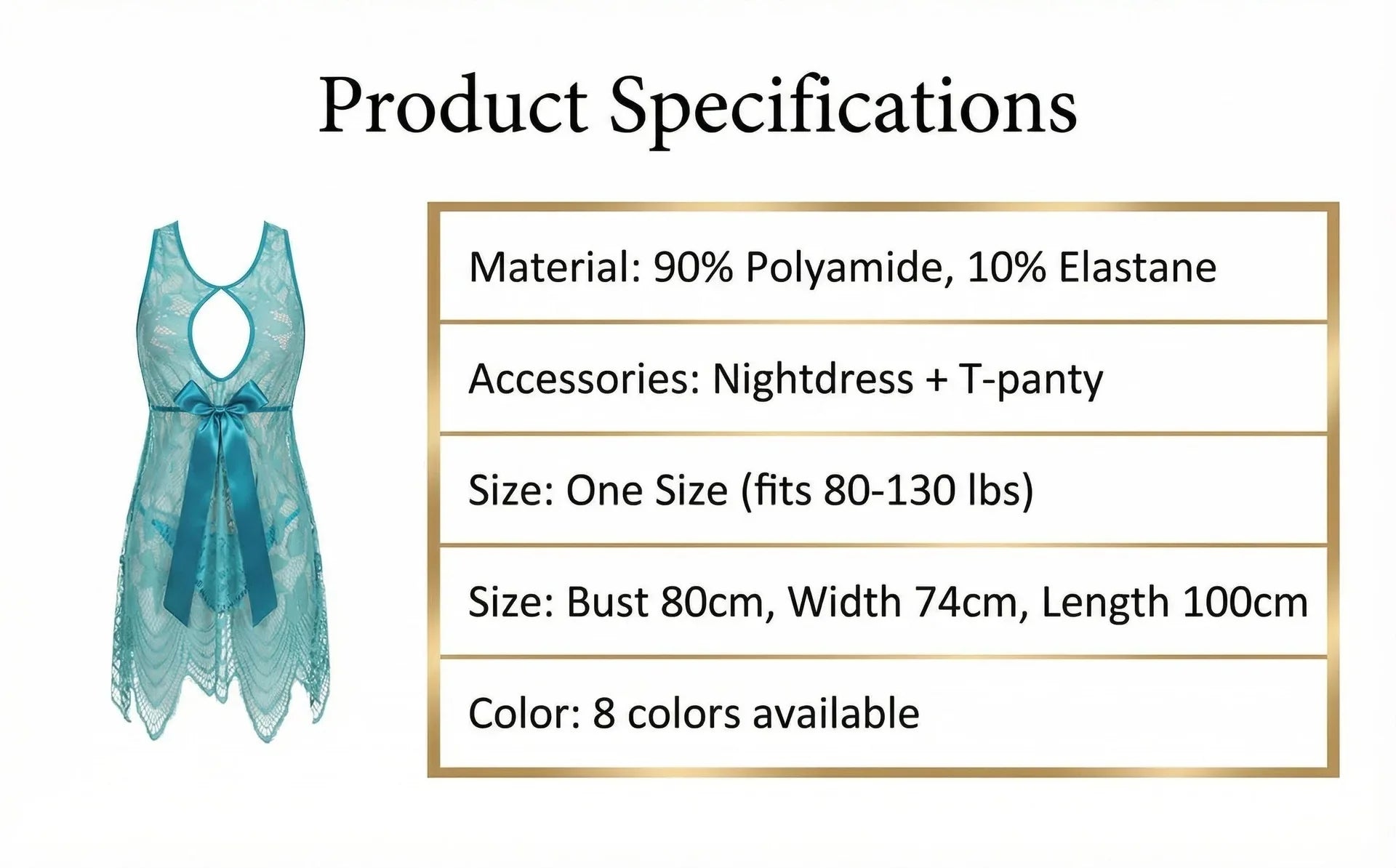 Sexy lace hollow pajamas mesh nightgown sexy lingerie