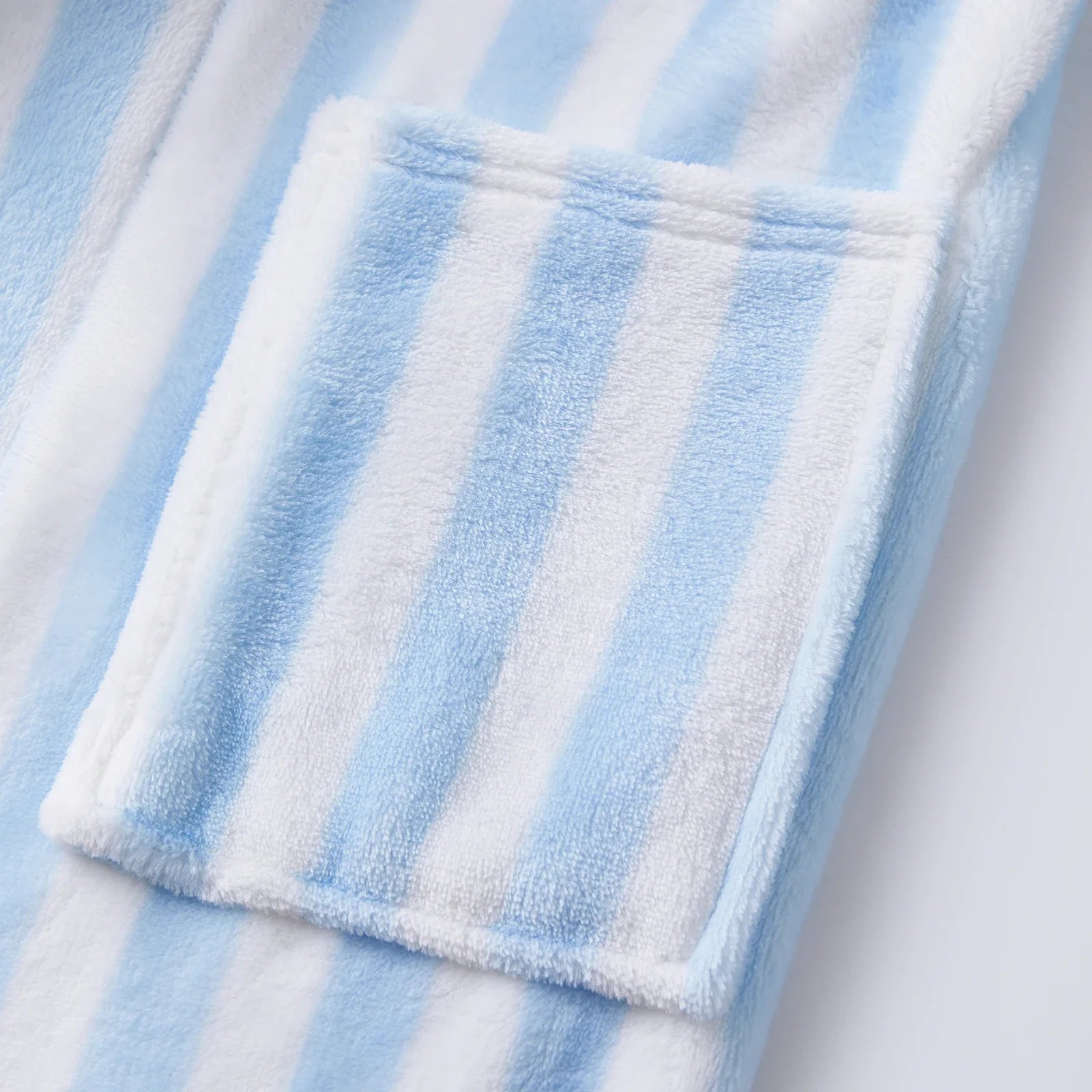 Women Fall Winter Warm Shawl Collar Robe Soft Long Sleeve Pocket Robe Spa Bathrobe Sleepwear Loungewear