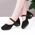 Women Satin Ballet Shoes Breathable Lightweight Ribbon Lace Up Non Slip Square Toe for Office Summer Daily All Season Wear