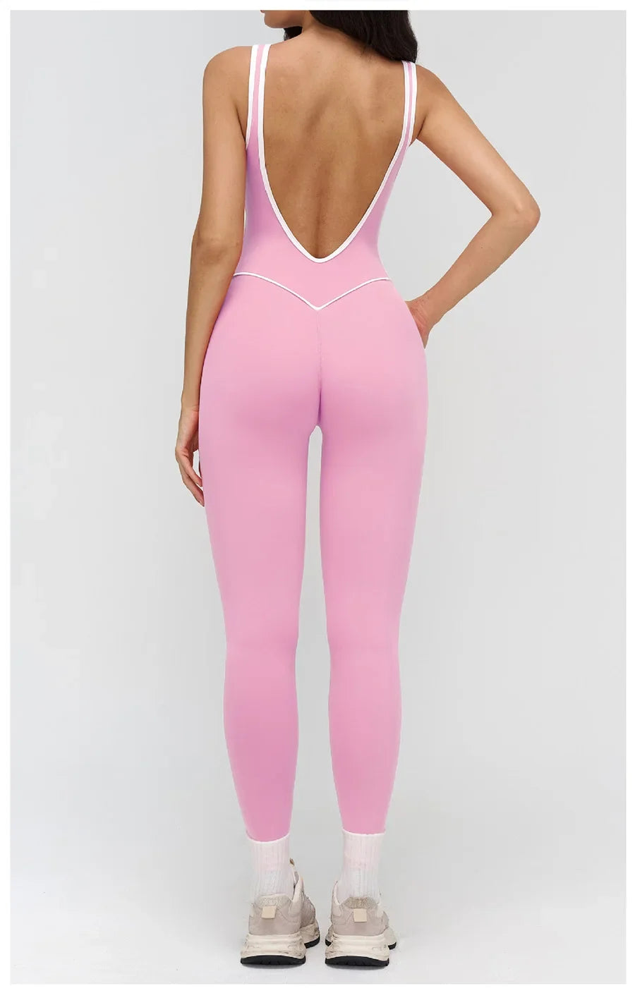 Women Jumpsuit Gym Set Yoga Suit Back Cross Sportswear Sports Jumpsuit Fitness Dance Performance Rompers Workout Bodysuits