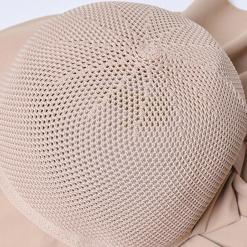 Women's Sun Hat with Neck Flap Solid Stylish Foldable Wide Brim Beach Hat for Outdoor Hiking