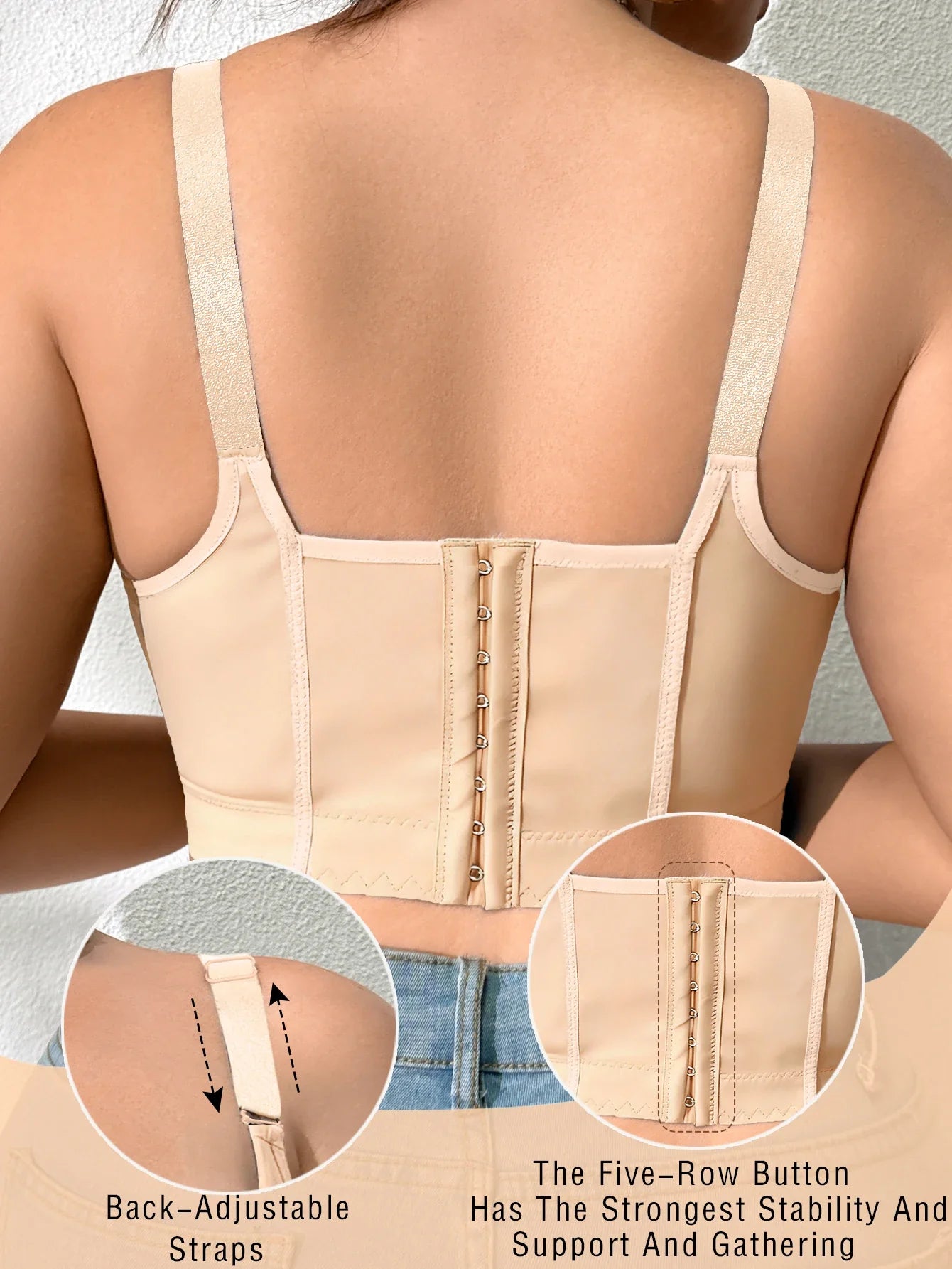 Large Size Women's Bra Thin Cup Push Up Bra Side-Breast-Enhancing Comfort Underwire Lingerie Adjustable Wide Straps Underwear