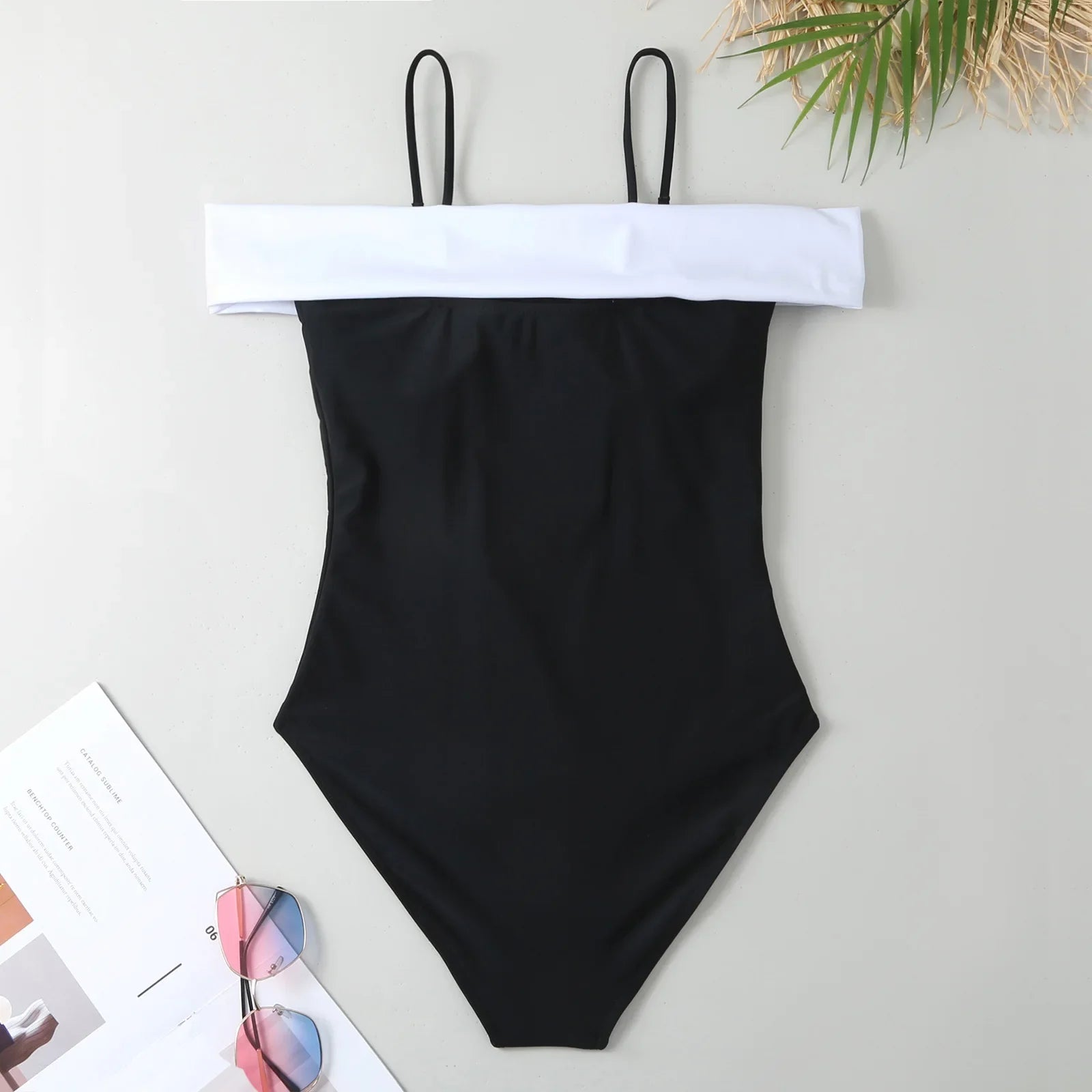 2026 Strappy Swimsuit One Piece & Swim Dress Sexy Black Swimwear Women Bathing Swimming Swim Suit Padded Beachwear Summer