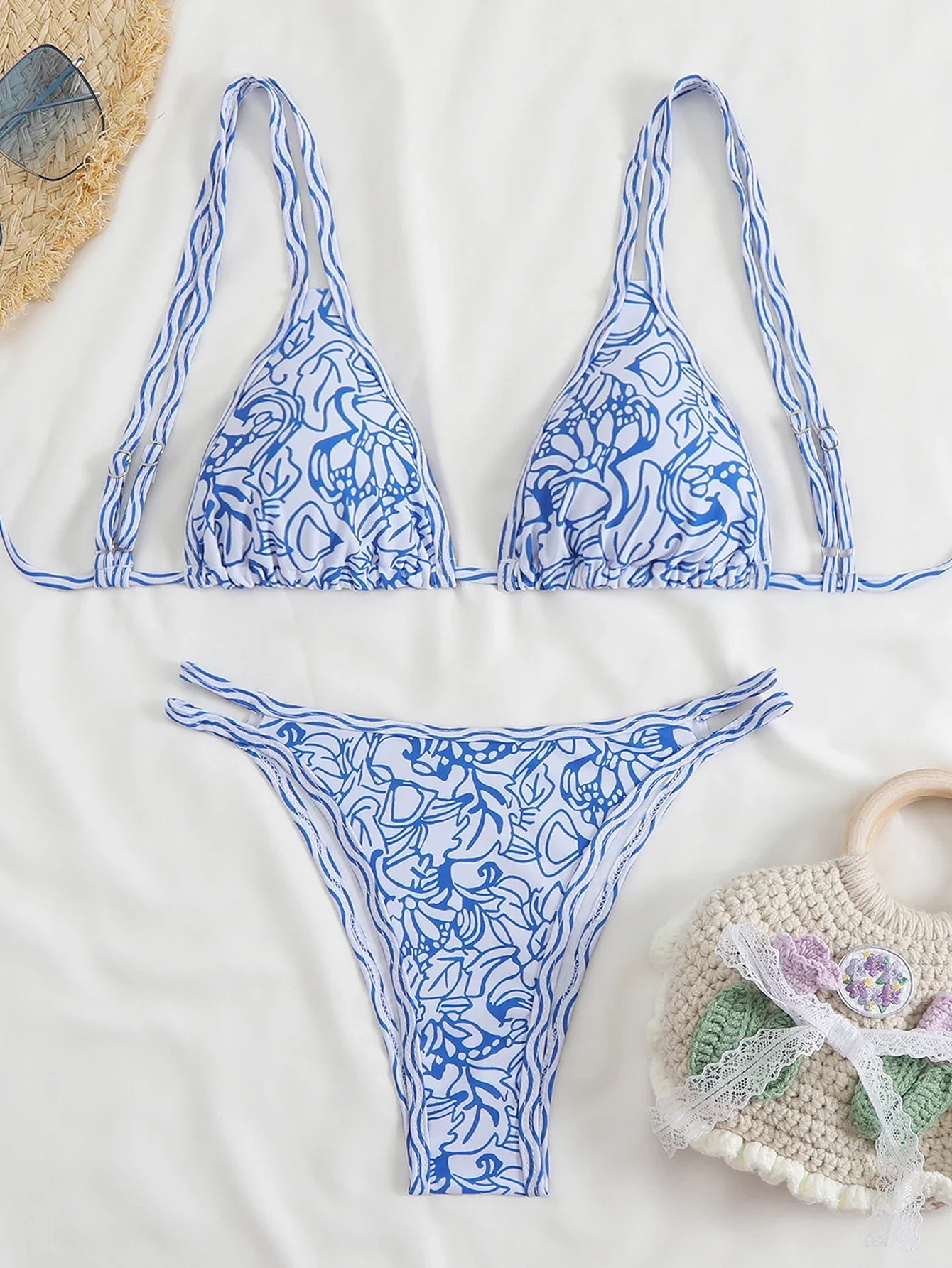 2026 Triangle Strappy Bikini Women Sexy Swimwear Female Brazilian Swimsuit Bathers Bathing Swimming Swim Suit Beachwear Summer
