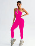 Women Seamless Yoga Jumpsuit Workout Bodysuit Tummy Control Butt-Lifting Gym Clothes Sleek Sportswear Striped Athletic Outfit