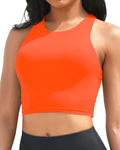 2026 Sporty Swim Vest Swimsuit Only Tops Padded Swimwear Women Solid Bathers Bathing Swimming Suit Female