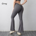 DIAS FIT JOY V-back flared pants yoga hip lifting tight pants wide leg fitness pants Gym exercise running yoga pants