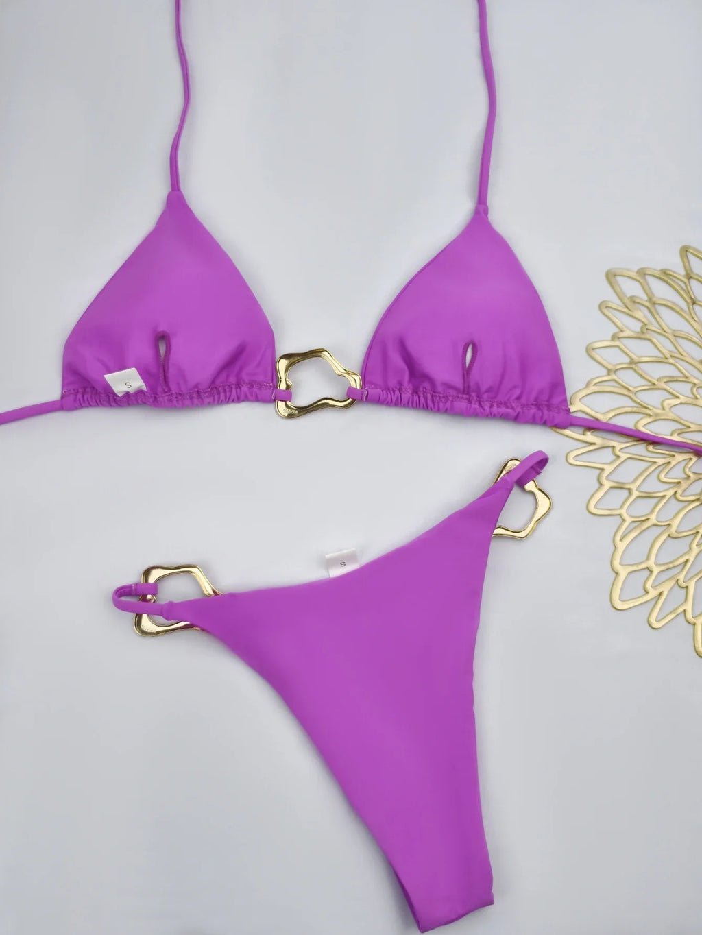 Triangle String Bikini 2026 Women Halter Swimsuit Solid Sexy Swimwear Female Bathers Bathing Swimming Swim Suit Beachwear