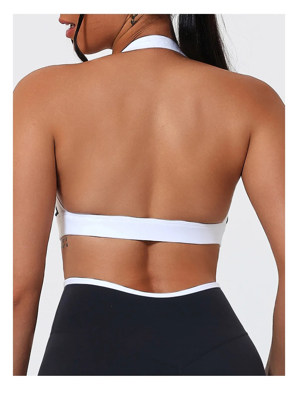 Women Halter Sports Bra Push Up Strappy Sexy Open Back Gym Crop Top Padded Women's Underwear Fitness Workout Yoga Tank Tops