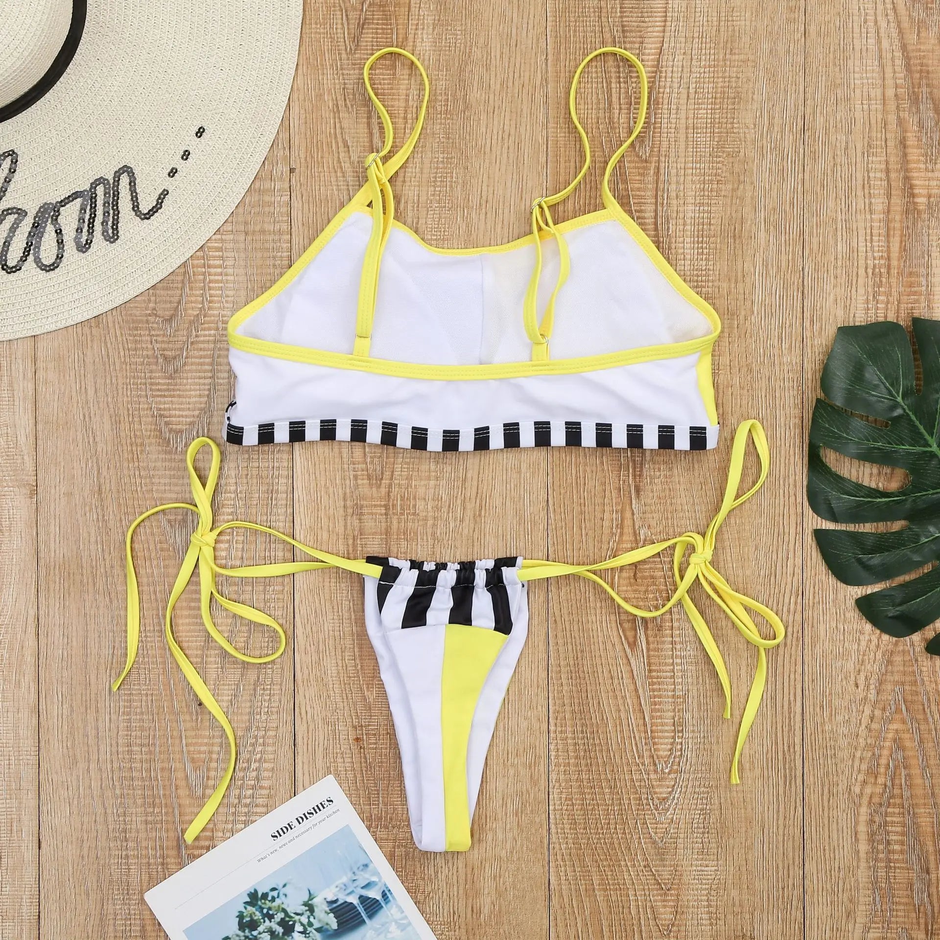 2026 Sexy Bikini Women Swimwear Swimsuit Push Up Striped Patchwork Bikini Set Bathing Suit Beach Bikini Female Biquinis Feminino