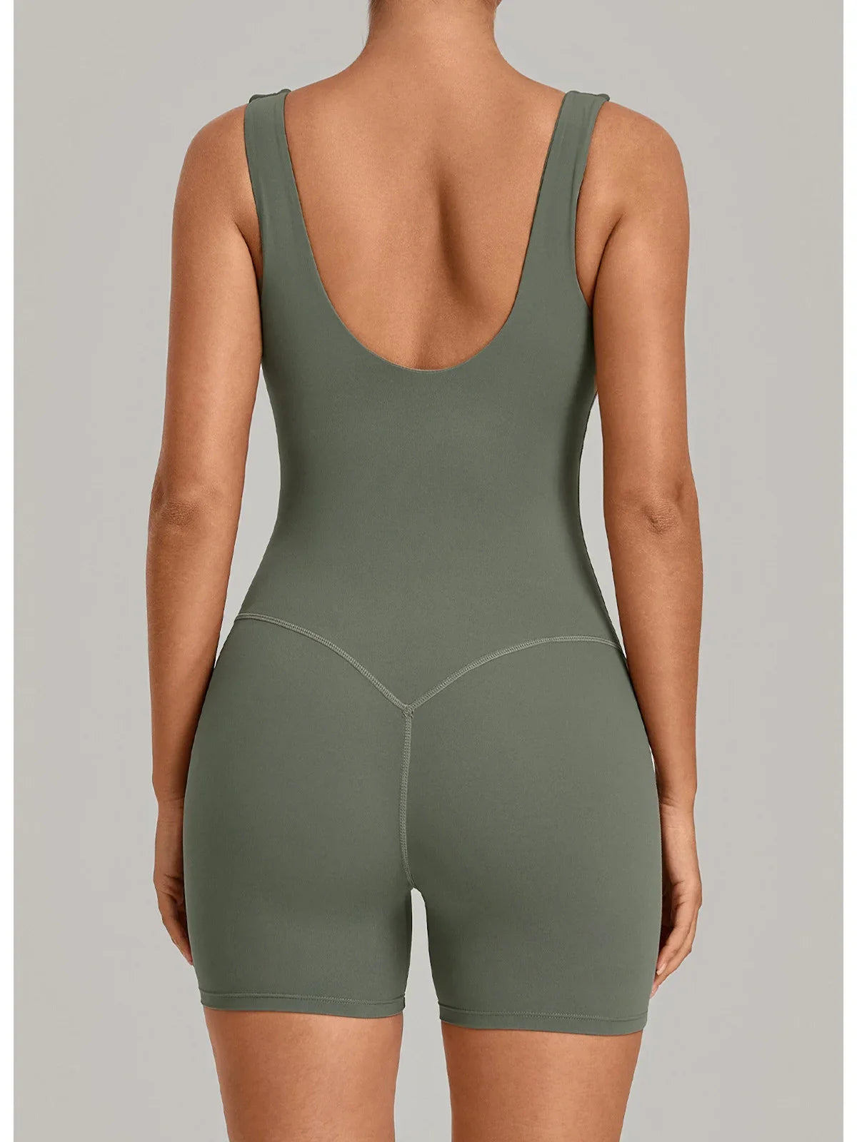 New Summer U-neck Beautiful Back Yoga Jumpsuit Women Sleeveless Tight Sports One Piece Suit Outdoor Gym Running Fitness Overalls