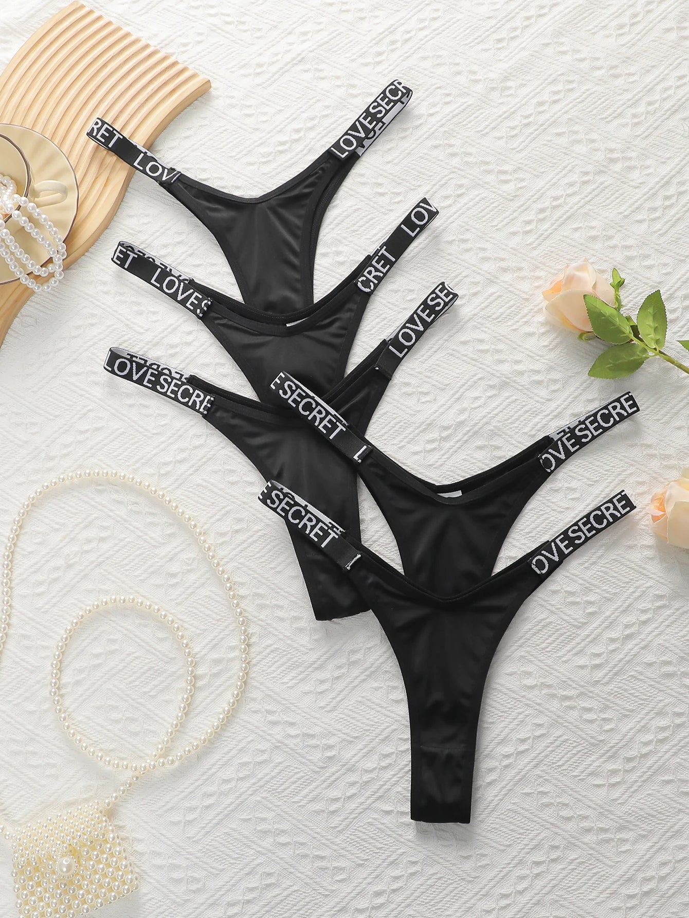 5 pcs sexy invisible thongs seamless thongs hip lifting anti sagging easy to wash and dry women's underwear C977