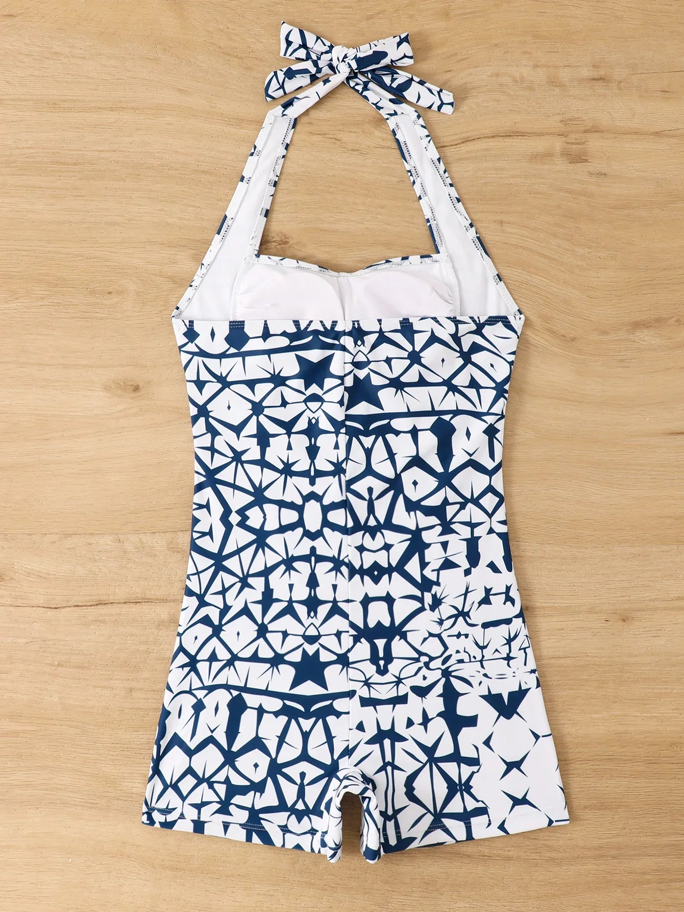 2026 Halter Swimsuit One Piece Printed Swimwear Women Sexy Vintage Bathers Bathing Swimming Swim Suit Female Beachwear