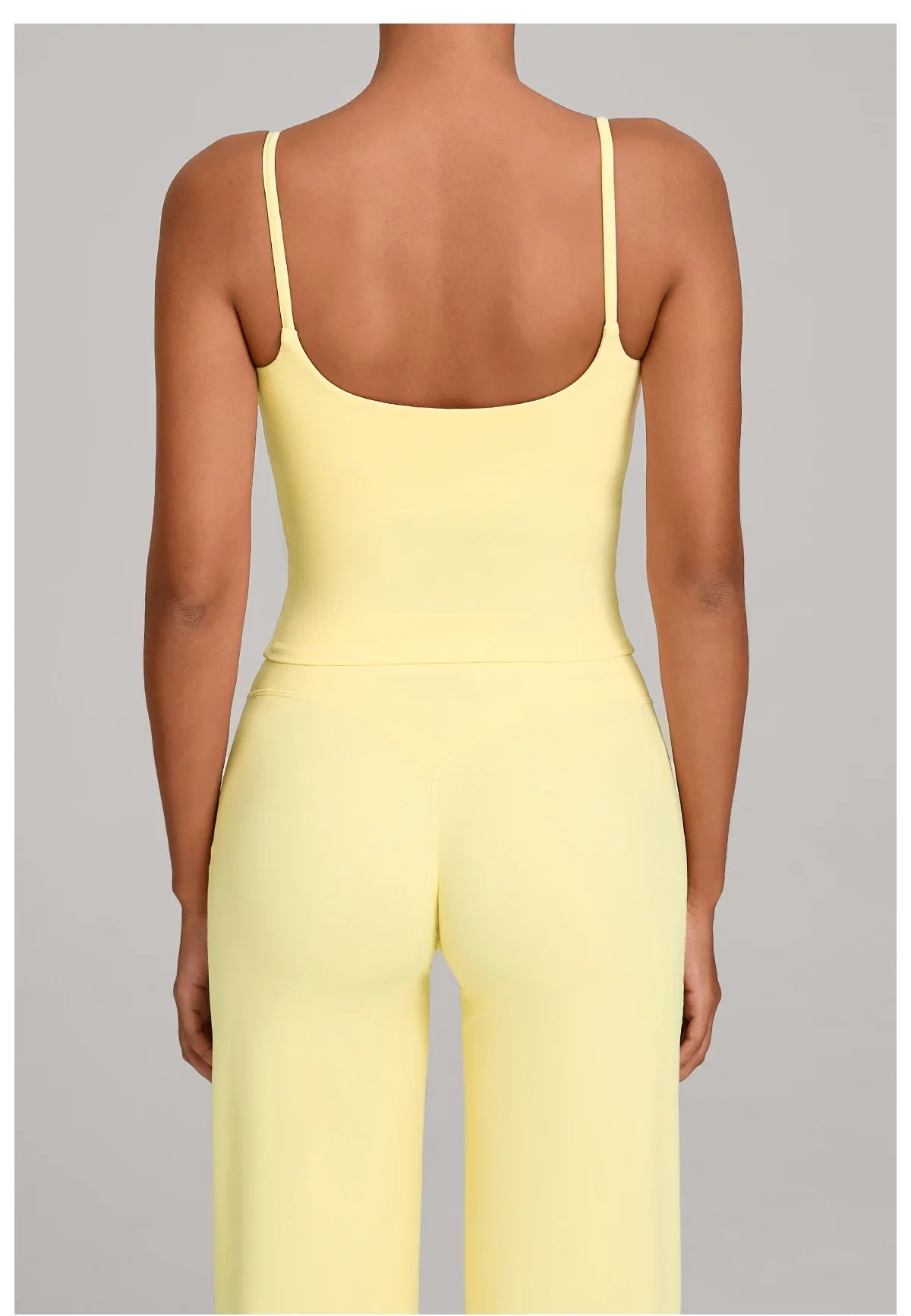 GYM Tank Top With Built In Bra women's Yoga clothing running Square Neck fitness vest beautiful back sports Workout