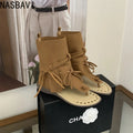 Summer Fashionable Flat Bottom Women's Gladiator Roman Short Ankle Cool Boots Korean Style Tassel Retro Sandals 2026
