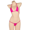 DEKA Solid Women Transparent Mini Micro Bikini Set Bandage Thong Underwear G-String Bra Swimsuit Brazilian Swimwear Sleepwear