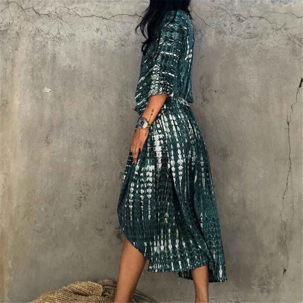 17 Colors Leopard Printed Colorful With Belt Tunic Cover-ups Beach Dress Beach Wear Beachwear Female Women Beach Cover Up V4510L