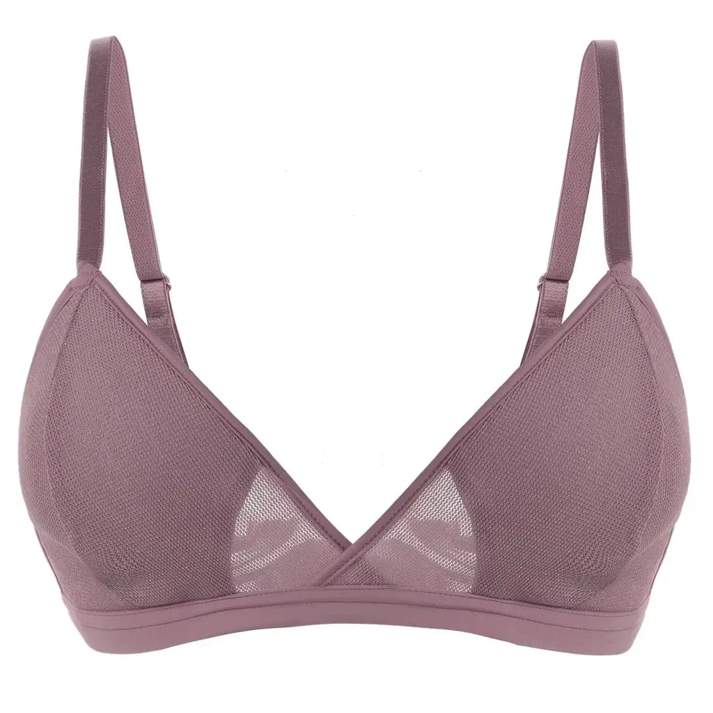 Leisure Triangle Cup Underwear Sexy and Comfortable Bra French wireless bralette breathable stylish bra