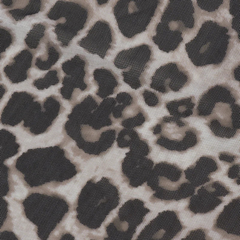 Spring Summer Off-Shoulder Sexy Leopard Print Long-Sleeve Dress European-Style Casual Backless Bell-Sleeve Mini Skirt Streetwear