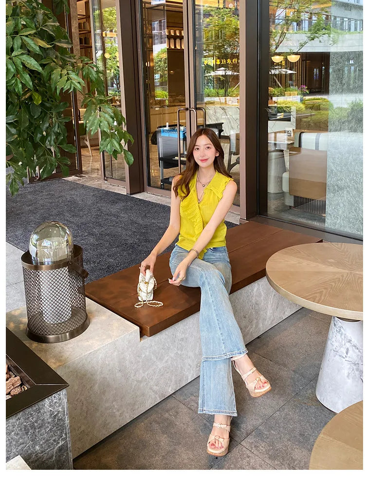 Women’s Sandals Cowhide Shoes Thick Platform Heel Sandals Elegant Lady Summer Apricot High Heel Peep Toe Buckle Sandals