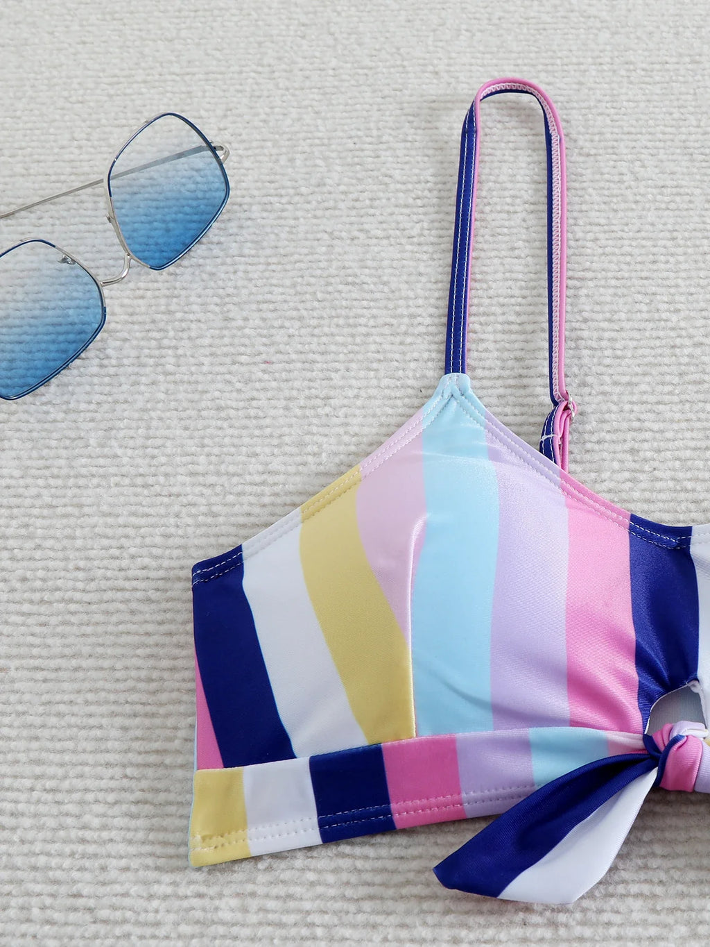 High Waist Bikini 2026 Women Strappy Swimsuit Sexy Striped Swimwear Female Bathers Bathing Swimming Swim Suit Summer Beachwear