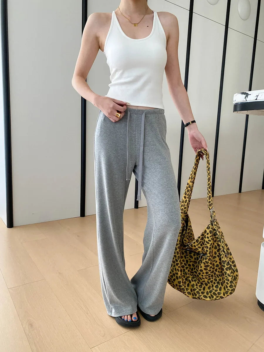 Sports vest U-neck slim fit camisole bottoming T-shirt