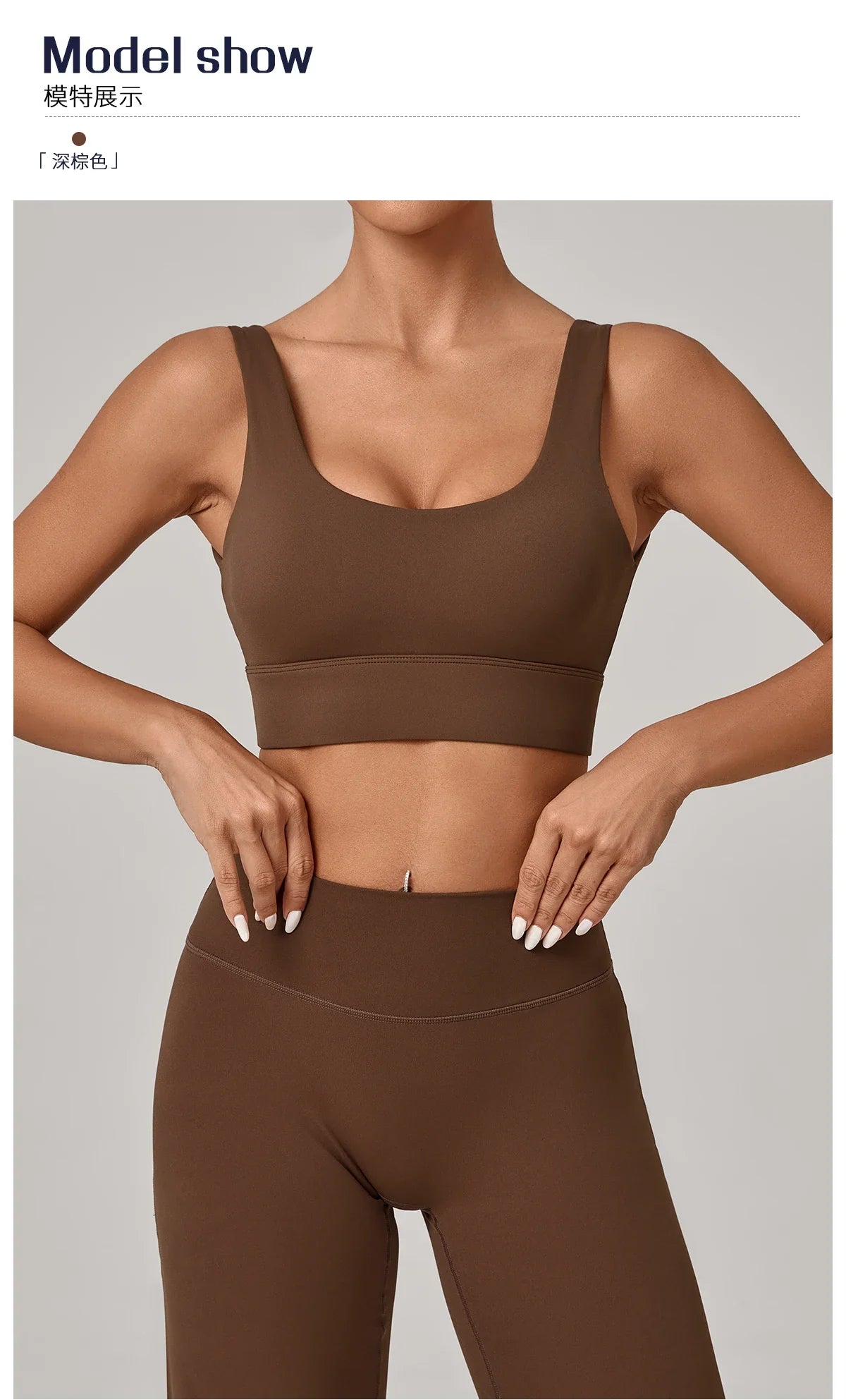 Running Sports Bra Women High Support Open Back Yoga Breathable Slim Fit Fitness Pilates Tank Top With Removable Pads