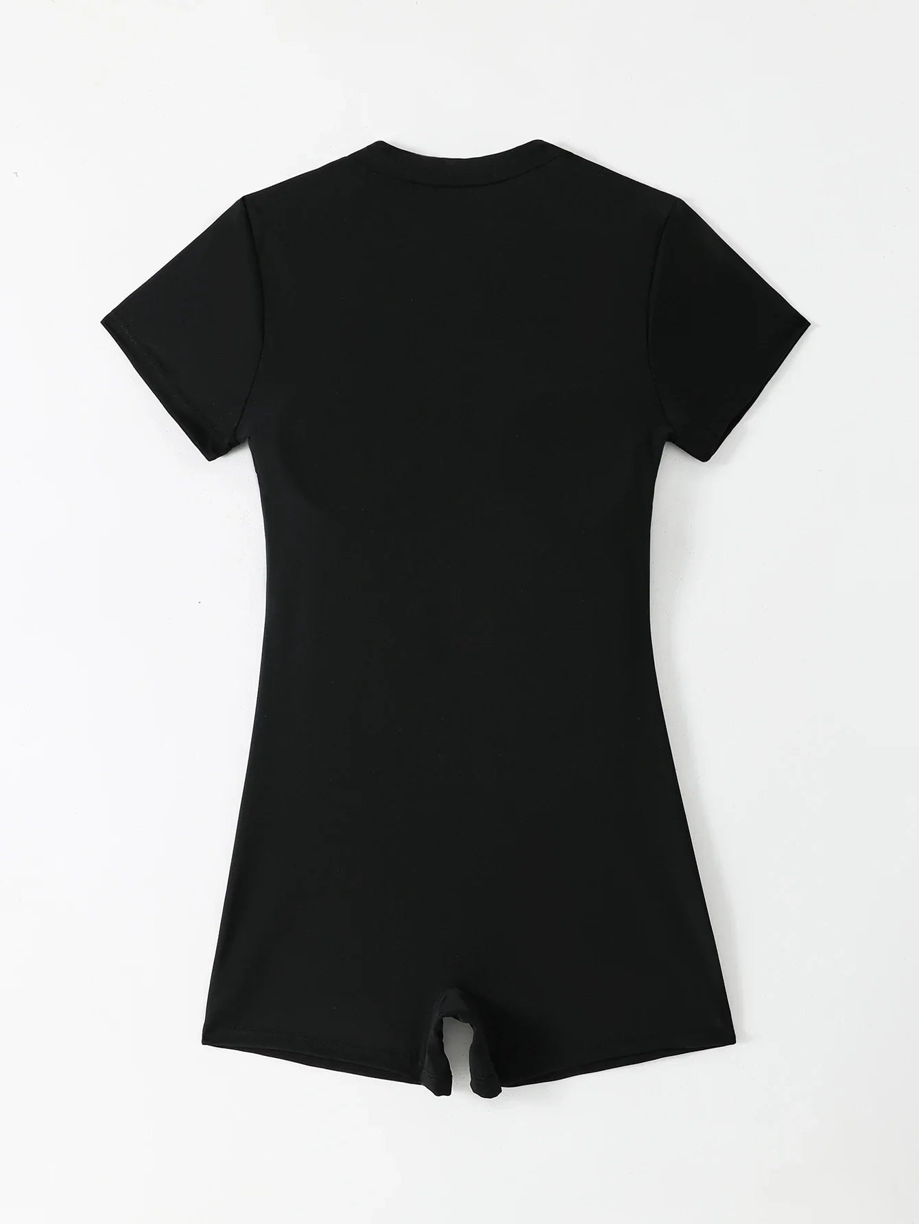 2026 Zipper Swimsuit One Piece Short Sleeves Swimwear Women Sexy Solid Bathers Bathing Swimming Swim Suit Female Beachwear