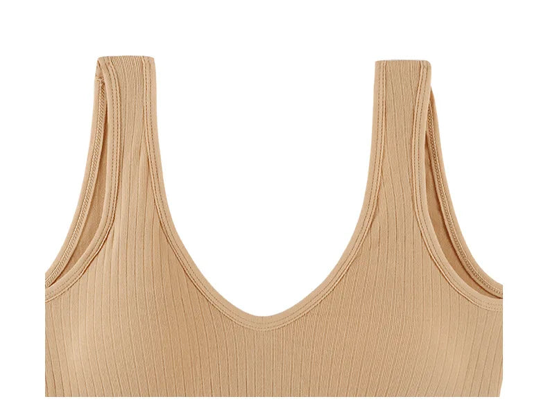 Sexy Lingerie Set Underwear Women Seamless Push Up Sports Bra High Waist Panties Solid Bras Brief Sets Sujetadores Soutien Gorge