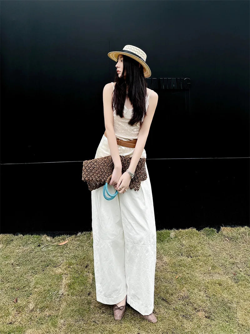 Woven Bow Back Strap Design Sandals Women's Summer New Square Head Shallow Mouth Single Shoe Comfortable Elegant Cool Pumps