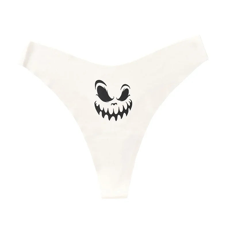 Girls Briefs Seamless Grimace Women Panties Sexy G String Ice Silk Underwear T Back Sports Yoga Thong Traceless Plus Size S-XL