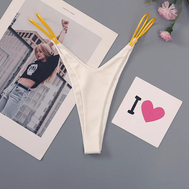 Cotton G String Thong Women Panties Sexy Briefs T-back Underwear Low Waist Seamless Femlae Lingerie Size S-XL